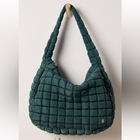 Free People Handbags - Free People Quilted Carryall - Evergreen